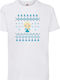 Kid T-shirt Tralala Frozen Elsa Christmas White