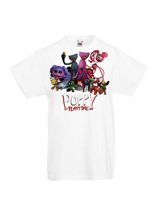 Kid T-shirt Poppy Playtime Tralala White