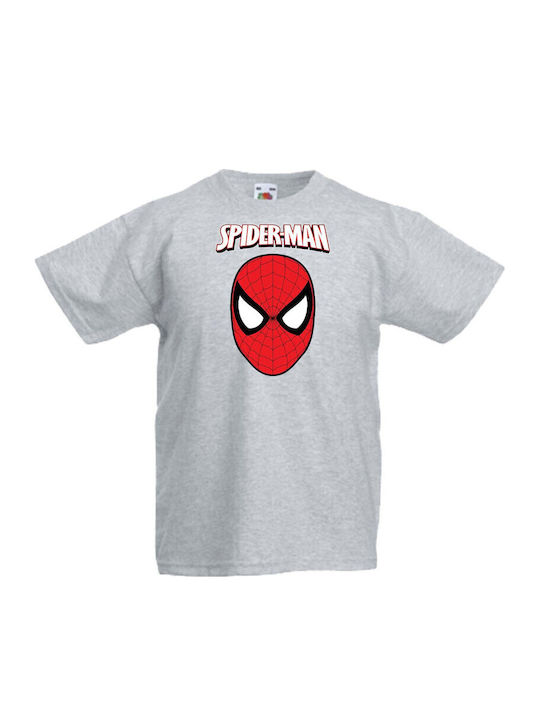 Kid T-shirt Tralala Spiderman 9 Grey