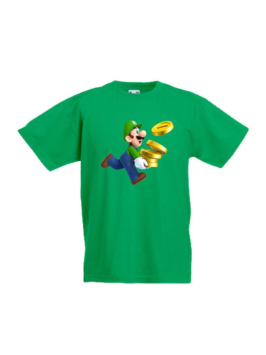 Детска тениска Tralala Super Mario Luigi Coins ...