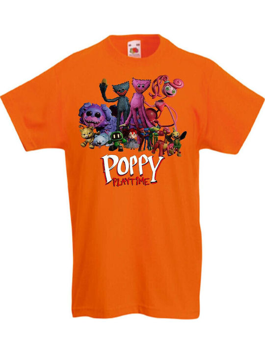 Kinder T-Shirt Poppy Playtime Tralala Orange