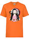 Tricou Copii Anime Manga Tralala Demon Slayer Nezuko Kamado 05 Portocaliu