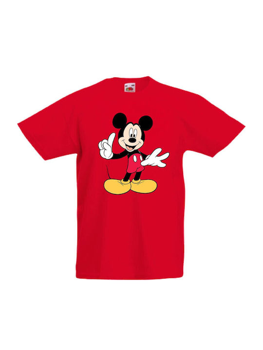 Kinder T-Shirt Minnie Maus Mickey Maus Disney Tralala Mickey Maus 9 Rot