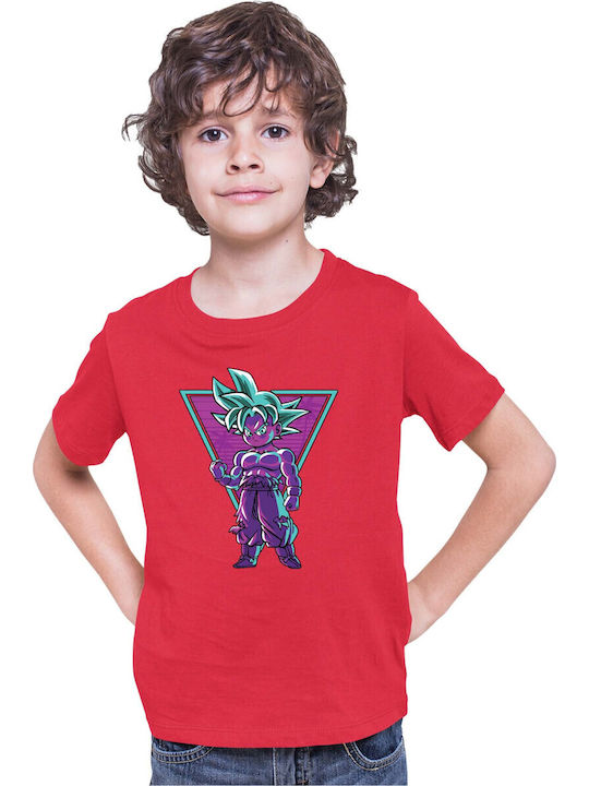 Kid T-shirt Dragon Ball Z Tralala Retro Goku Ch...