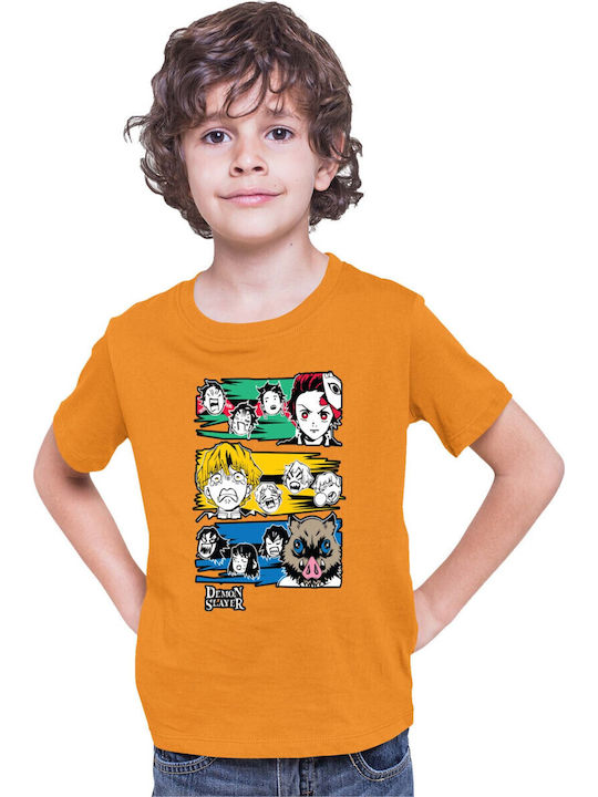 Tricou pentru copii Demon Slayer Kimetsu No Yai...