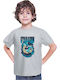 Kid T-shirt Japan Anime Manga Tralala Pokemon Gyarados Grey