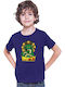 Tricou pentru copii Dragon Ball Z Tralala Shenron 03 Bleumarin