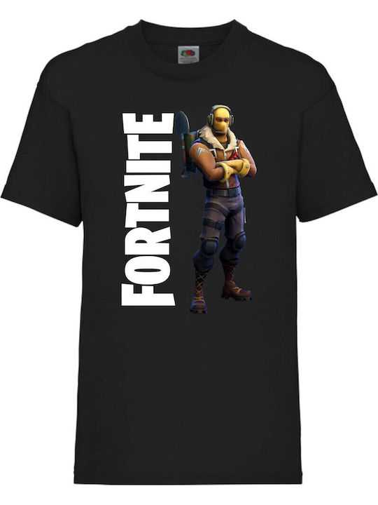 Kid T-shirt Epic Games Tralala Battle Royal Fortnite Raptor Black