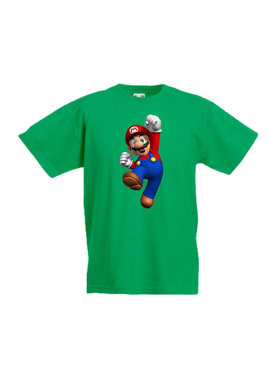 Kid T-shirt Tralala Super Mario 1 Green