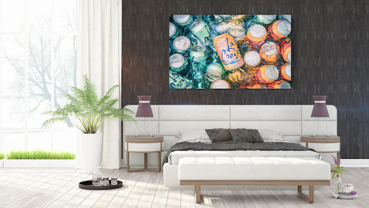 Tabloul Cutii de Băuturi Colorate în Gheață 120x80