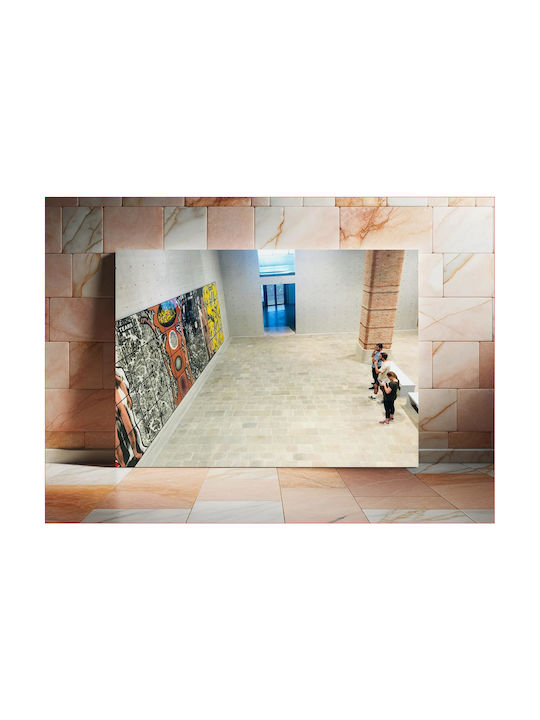 Art Gallery Visitors Admiring Pop Art Painting 150x100