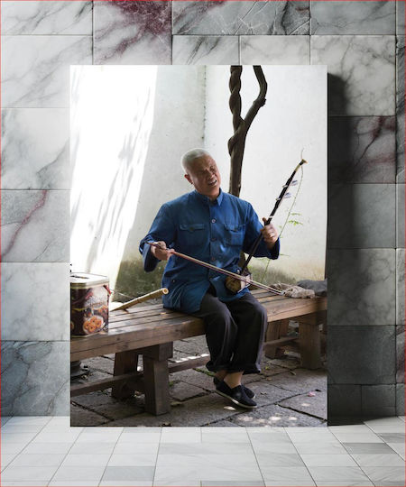 Gemälde Traditioneller Musiker 100x150