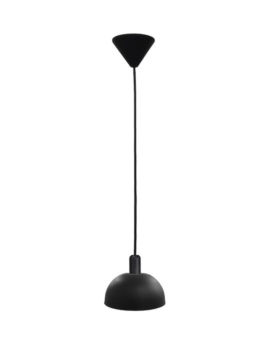 Heronia Pendant Light Black 15x90cm