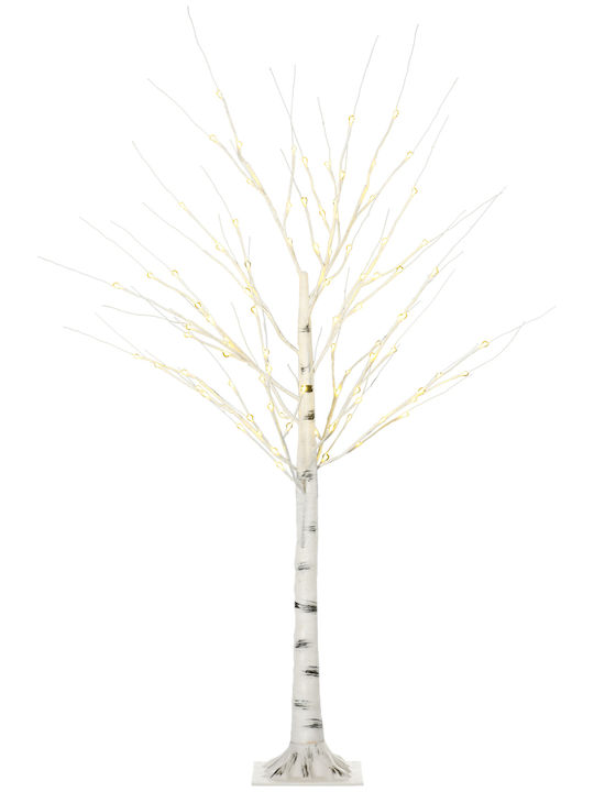 Christmas Tree 150cm with 12 Branches and with LED Lighting White