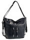 Damen Tasche Rucksack Schwarz