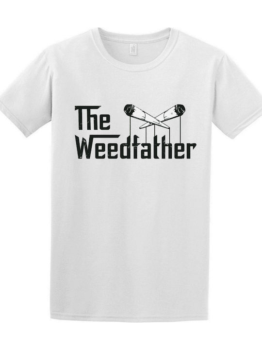 The Weedfather T-shirt Λευκό
