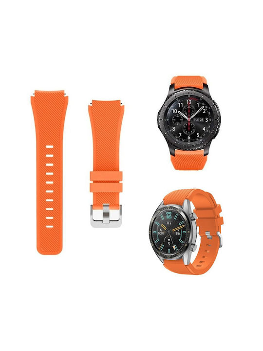 Beste Zubehör Silikonarmband Orange Huawei Watch 5 5 Pro 46mm Watch 4 4 Pro 46mm Watch 3