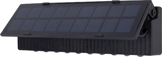 Elmark El132420 Wall Mounted Solar Light 50lm with Warm White Light 3000K IP54 6x21cm