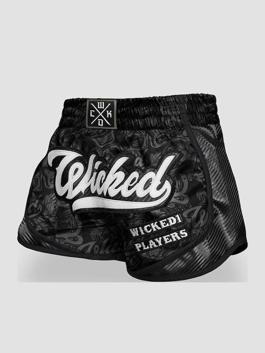 Wicked1 Shorts Kick/Thai-Boxen Schwarz