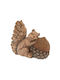 Iliadis Christmas Plastic Figure Squirrel Brown Height 16cm