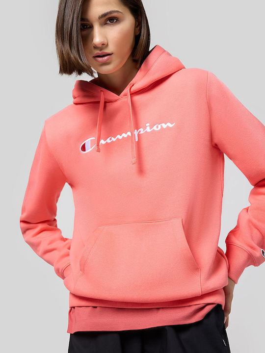 Champion Damen Sweatshirtjacke Kapuzen CORAL