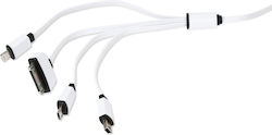 Omega USB-Kabel MicroUSB MiniUSB Lightning Apple 30-Pin 4in1 Ouck4wb