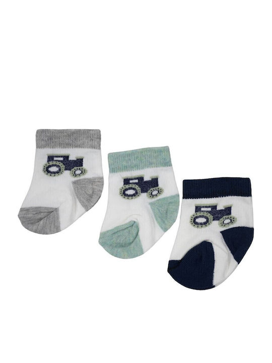 Kamtex Baby Kids' Socks Blue 3 Pairs