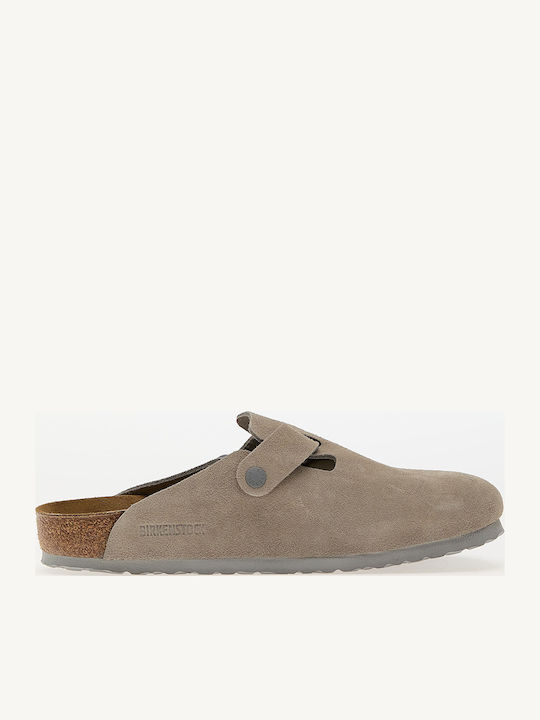 Birkenstock Boston Suede Suede Σαμπό Γυναικείες...