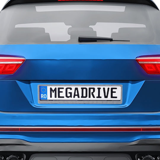 Mega Drive Carbon License Plate Holder Set 2 Pcs
