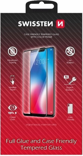 Swissten Full Face Tempered Glass Apple Iphone 13 13 Pro Black