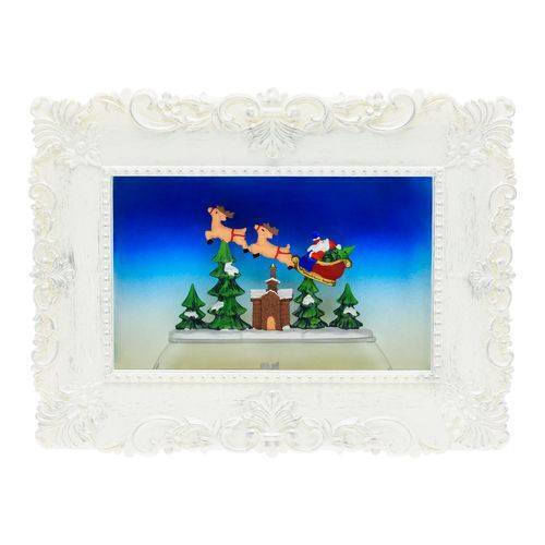 Christmas Snowball Illuminated with Santa Claus 21x4x27cm