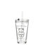 Pufo Bear Transparente Glas Tasse Kaffee Mit Deckel 450 Ml