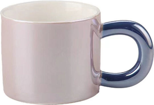 Glossy Ceramic Mug Pufo Tea Coffee 250 Ml Purple