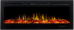Hitense Electric Built-In Fireplace 1600W 128x14cm