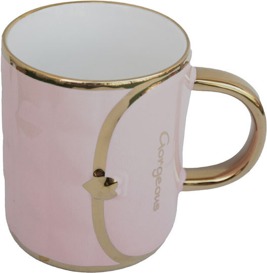 Pufo Fashion Time Cani Ceramică Cafea Ceai 350 Ml Roz