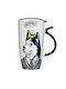 Tall Keramiktasse Mit Deckel Pufo Business Kaffee Tee 450 ml