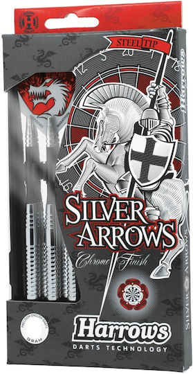 Săgeți Harrows Silver Arrows cu vârf de oțel 3x18gr