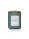 Pufo Elegance Ceramic Container Sugar Coffee Tea Spices Airtight Bamboo Lid 450 Ml Green