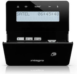 Satel Πληκτρολόγιο Συναγερμού με Οθόνη σε Μαύρο Χρώμα