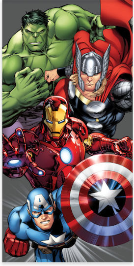 BrandMac Kids Beach Towel Avengers 120x60cm