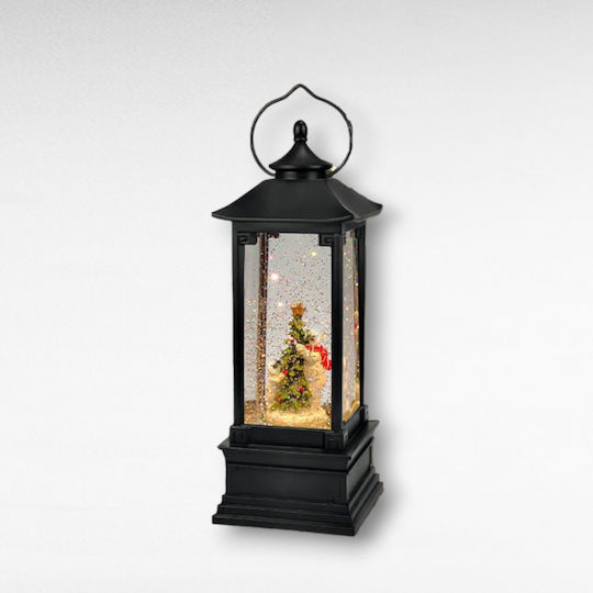 Christmas Decorative Traffic Light Lighted with Gifts 10.5x10.5x28.5cm