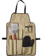 Universal Size Kitchen Barbecue Grill Apron Pufo Grill Green
