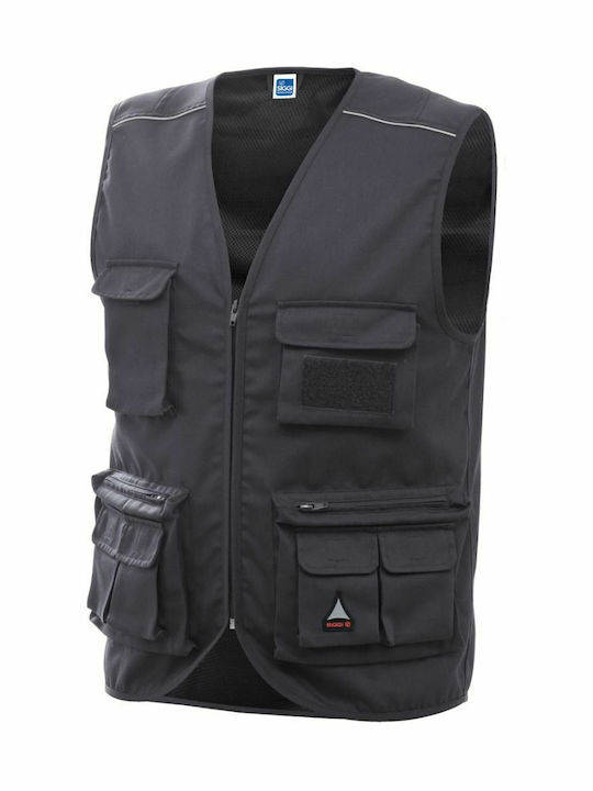Siggi Chrome Vest Men's Safety Vest Gray