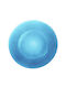 Elegant Glass Plate Pufo Luxury Desserts Appetizers 31 Cm Blue