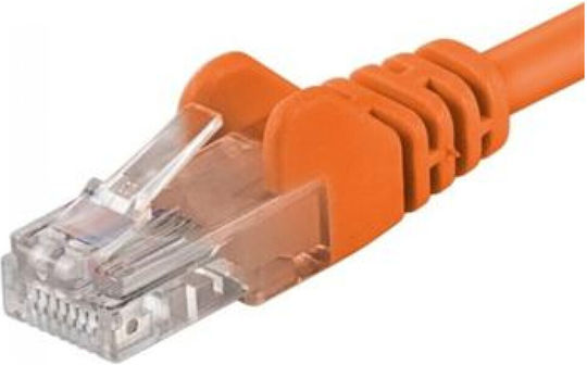PremiumCord U/UTP Kat.6 Gigabit Netzwerkkabel Ethernet 1m Orange