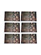 Plate Support Set Serving Meals Pufo Muffins Design 6 Pieces