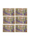 Lavender Love Tischsets Servierteller Set 6 Stücke