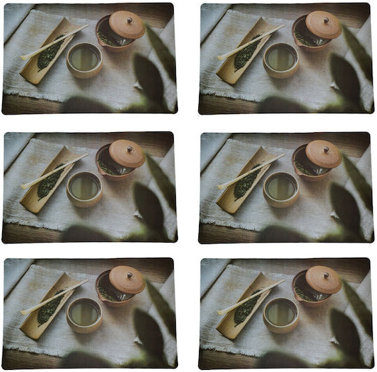 Plate Support Set Serving Meals Pufo Time To Relax Modell 6 Stücke