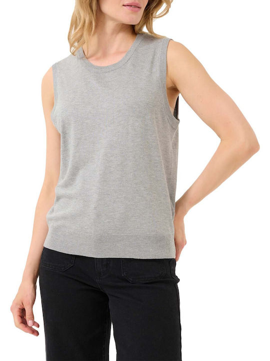 Kaffe Women's Sleeveless Sweater grey