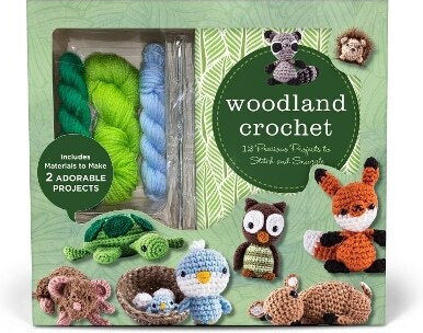 Woodland Crochet Kit 12 Precious Projects To Stitch And Snuggle Includes Materials To Make 2 Adorable Projects Kristen Rask Inc.,u.s 0125
